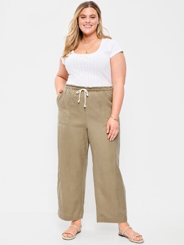 بنطال للكاحل بخصر عالٍ من Old Navy - أعشاب مجففة in Saudi Arabia