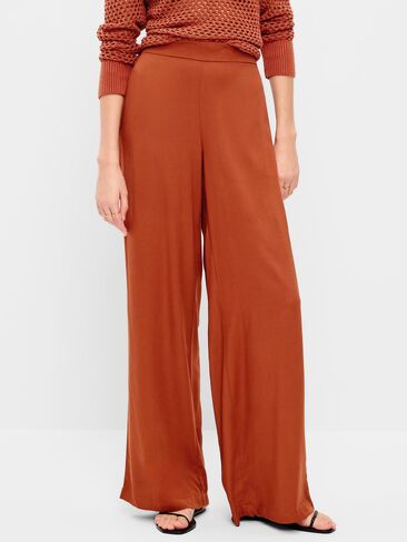 Old Navy High-Waisted Playa Wide-Leg Pants - Russet Moon in Saudi Arabia