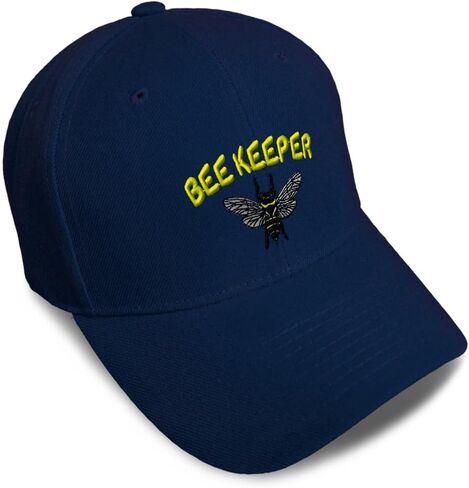 Custom Baseball Caps for Men & Women Embroidered Bee Keeper Honey Farmer Bees Embroidery Acrylic in Saudi Arabia