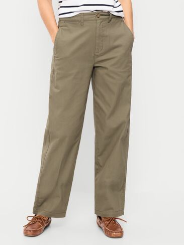بنطال OGC Chino عالي الخصر من Old Navy مستقيم بطول كامل - جدار حجري in Saudi Arabia