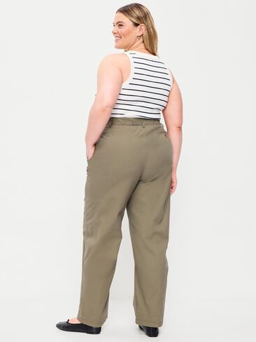 بنطال OGC Chino عالي الخصر من Old Navy مستقيم بطول كامل - جدار حجري in Saudi Arabia