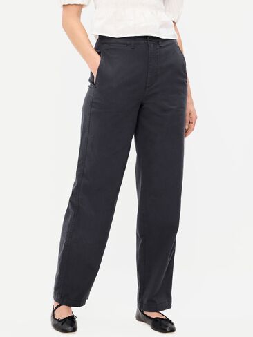 Old Navy High-Waisted OGC Chino Full Length Straight Pants - Navy Captain in Saudi Arabia