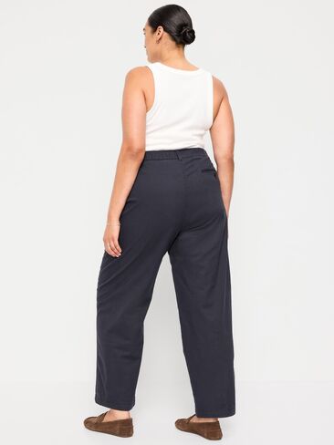 Old Navy High-Waisted OGC Chino Full Length Straight Pants - Navy Captain in Saudi Arabia