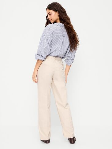 Old Navy High-Waisted OGC Chino Full Length Straight Pants - Wish Bone in Saudi Arabia