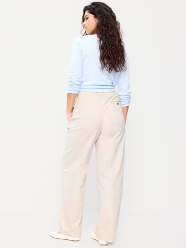 Old Navy High-Waisted OGC Chino Full Length Straight Pants - Wish Bone in Saudi Arabia