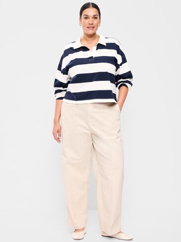 Old Navy High-Waisted OGC Chino Full Length Straight Pants - Wish Bone in Saudi Arabia