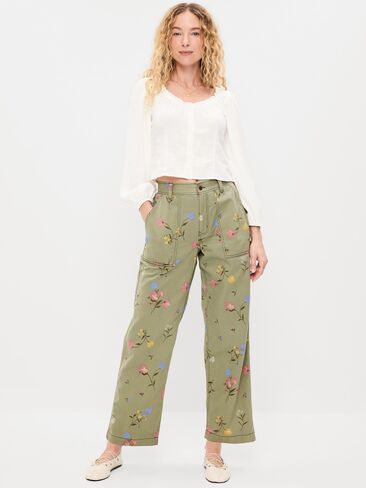 Old Navy High-Waisted Straight Ankle Pants - Dried Grasses in Saudi Arabia