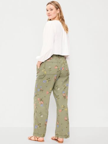 Old Navy High-Waisted Straight Ankle Pants - Dried Grasses in Saudi Arabia