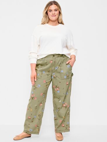 Old Navy High-Waisted Straight Ankle Pants - Dried Grasses in Saudi Arabia