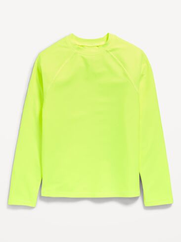 Old Navy Long-Sleeve Rashguard Swim Top for Boys - Bright Lights in Saudi Arabia