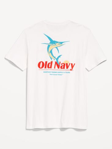 Old Navy Logo Graphic T-Shirt - Calla Lily Vintage in Kuwait