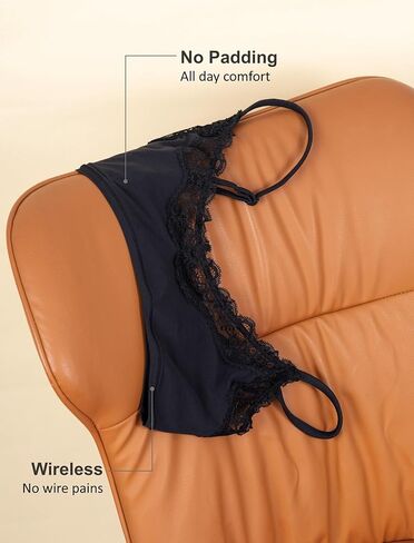 حمالات صدر نسائية من الدانتيل Bralette لاسلكية غير مبطنة، حمالات صدر خفيفة الوزن للنساء ذات الصدر الصغير، حمالة صدر خالية من الأسلاك للنساء in Kuwait