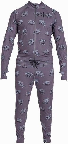 بدلة النينجا الرجالية بدون غطاء للرأس من Airblaster طبقة واحدة حرارية - قاعدة دافئة وقابلة للتمدد للتزلج والتزحلق على الجليد in Kuwait