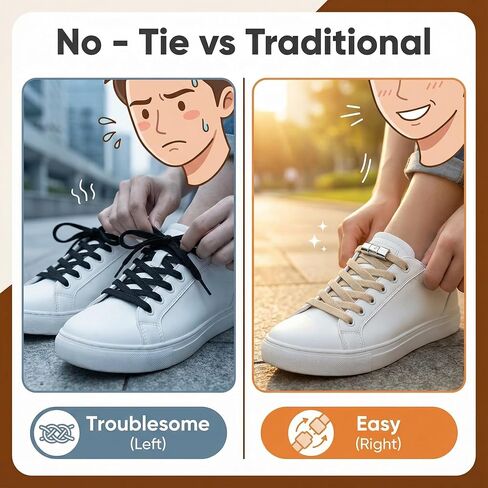 KJML DIY No Tie Shoelaces for Adults Elastic Shoe Laces for Sneakers No Tie Shoe Laces for Kids Stretch Tieless Shoelaces in Saudi Arabia