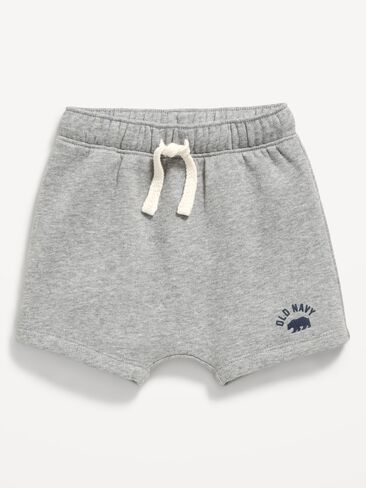 شورت صوف مطبوع عليه شعار Old Navy للأطفال - رمادي منقط in Kuwait