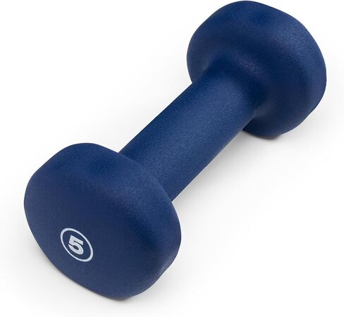 Marcy 3-Pair Neoprene Coated Dumbbell Set (Total 32-lbs) with Dumbbell Rack - Hand Weights for Home Exercise, Yoga, Fitness Training NDS-32B in Kuwait