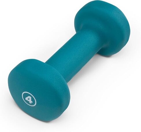 Marcy 3-Pair Neoprene Coated Dumbbell Set (Total 32-lbs) with Dumbbell Rack - Hand Weights for Home Exercise, Yoga, Fitness Training NDS-32B in Kuwait