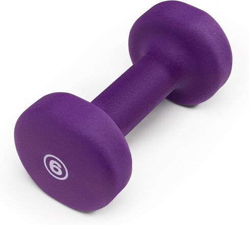 Marcy 3-Pair Neoprene Coated Dumbbell Set (Total 32-lbs) with Dumbbell Rack - Hand Weights for Home Exercise, Yoga, Fitness Training NDS-32B in Kuwait