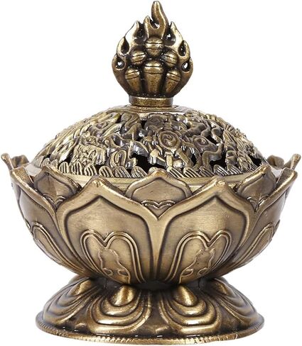 كلاسيكي لوتس بخور الموقد ， 3.8 "x3.8" × 33 " in Kuwait