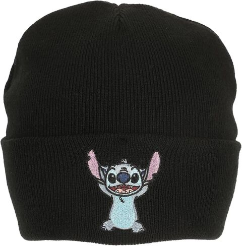 Lilo & Stitch Embroidery On Acrylic Knit Standard Cuff Beanie in Saudi Arabia