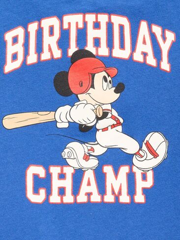 Old Navy Disney© Mickey Mouse Birthday Graphic T-Shirt for Toddler Boys - Baseball Player in Saudi Arabia