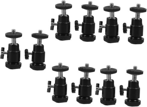 4sets 2pcs Rotating Tripod Ball Head Mount for Projectors Cameras Aluminium Alloy Accessory for DSLR Lighting Equipment Versatile Camera Accessories 2pcs*4 in Saudi Arabia