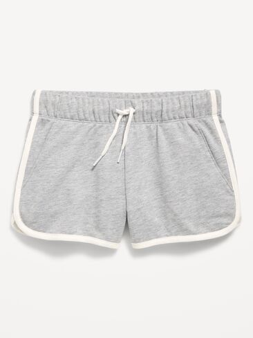 Old Navy Dolphin-Hem Cheer Shorts for Girls - Medium Heather Gray in Kuwait