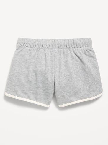 Old Navy Dolphin-Hem Cheer Shorts for Girls - Medium Heather Gray in Kuwait
