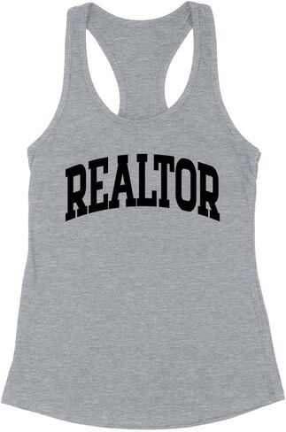 Realtor Collegiate Tank Top Fitted Racerback Women's in Saudi Arabia