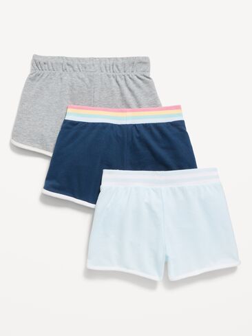 Old Navy Dolphin-Hem Cheer Shorts 3-Pack for Girls - ICED WATER in Saudi Arabia