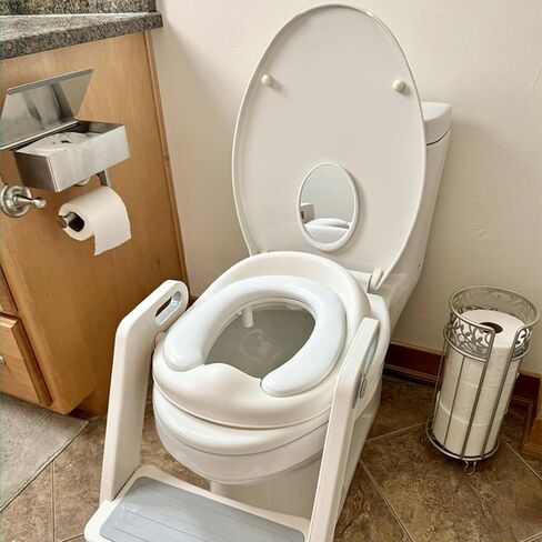Toilet Mirror for Wiping | Potty Training & Bathroom Independence | Teach How to Wipe | Toddler, Child & Special Needs Aid | Visual Toilet Training Tool | Lab Tested Non-Toxic & Safe for Kids Ages 3+ in Saudi Arabia