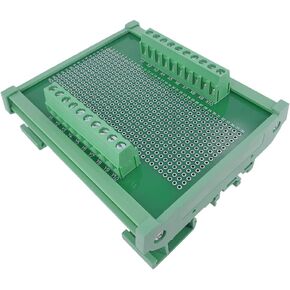 نموذج Jienk 72 × 100 مم لوحة PCB مع مبيت حامل تركيب السكك الحديدية DIN متوافق مع مجموعة Arduino لدائرة اختبار المشروع DIY in Saudi Arabia