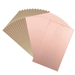 uxcell Single-Sided Copper Clad Laminate PCB Circuit Board, FR4 130x75mm 5.12x2.95 inch, 1.5mm Thickness DIY Prototyping PCB Board, Name Board, 30pcs