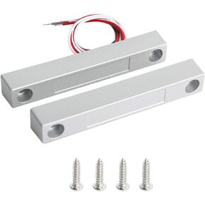 Aoje-Link MC-58 NC + NO Wired Magnetic Switch Door Window Reed Switch Micro Alarm Magnetic Contact Security Silver Gray 1pcs
