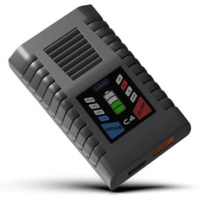 شاحن Havcybin C4 RC AC 50W 5A شاحن ليبو مدمج XT60 Plug XT مخرج لبطارية ليبو بطاريات RTR/RTF RC نموذج FPV Racing Drone in Kuwait