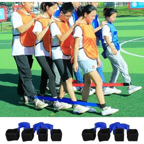 4 Legged Race Bands, Leggings for Multiplayer Games, Suitable for Outdoor Team Sports, Competitions, Party Games