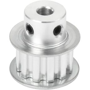 uxcell Aluminum 12 Teeth 7mm Bore 5.08mm Timing Belt Pulley for 10mm Belt in Saudi Arabia