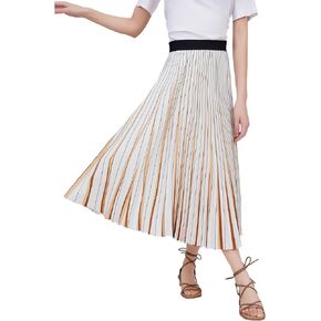 ASSUAL Women's High-Rise Pleated Skirt