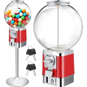 آلة بيع Simgoing مع حامل معدني، آلات بيع الكبسولات، آلة علكة العملات المعدنية التجارية للأولاد والبنات، آلة بيع موزع الحلوى تعمل بقطع النقود المعدنية بنسبة 25 سنتًا للعمل أو المنزل in Kuwait