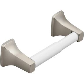 Moen Donner P5080BN Donner Contemporary Toilet Paper Holder, Brushed Nickel