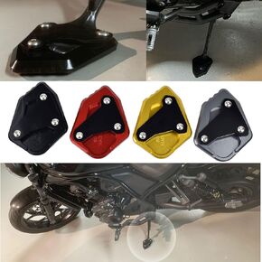 Motorcycle Kickstand Plate Pad Extender Foot Side Stand Extension Pad Support Plate for Ho-nda Rebel CMX 1100 CMX1100 Rebel 1100 Accessories 2021 2022 2023 2024(Black)