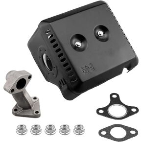 Ruma Muffler Exhuast Pipe Kit for Honda GX240 GX270 Engine Water Pump Pressure Washer Compressor and more Power Equipment