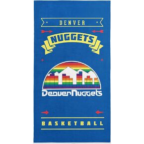 Northwest NBA Denver Nuggets Beach Towel, 30" x 60", Hardwood Classics