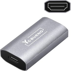 YCBUENO Video Capture Card, 4K@60Hz to USB3.0 Full HD 1080P/60fps, HDMI Capture Card for Live Broadcast, DSLR, Video Capture Device for High Definition Acquisition, Gaming, Live Stream