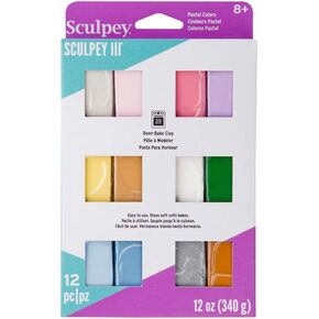Sculpey III Pastel Multipack Oven Bake Clay