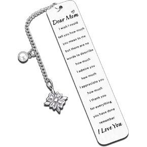 Best Mothers Day Gifts for Mom Dog Mom Women Gifts for Elderly Mom New Mom from Daughter Christmas Gifts Bookmark for Women Mom Mummy Step Mom from Daughter Son Valentines Birthday Gifts for Mom Mummy
