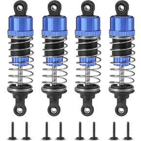 HAIBOXING 1/14 RC Shocks Aluminum Capped Filled Shocks 4pcs RC Parts for RC Cars HBX2105- Duel M22060+M22061