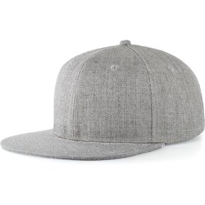 Pacific Headwear Wool Blend Heather Snapback Cap