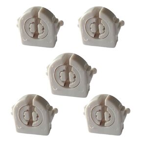 5PCS Fluorescent Lamp Holder Marine/Train Lamp Holder 250V 2A Marine Lamp Holder Aging Lamp Holder