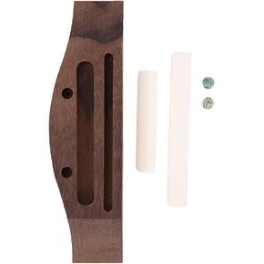 Ukulele Saddle Bridge, Ukulele Bridge 4mm Shell Upper and Lower Bridge Accessories Parts for Musical Instruments